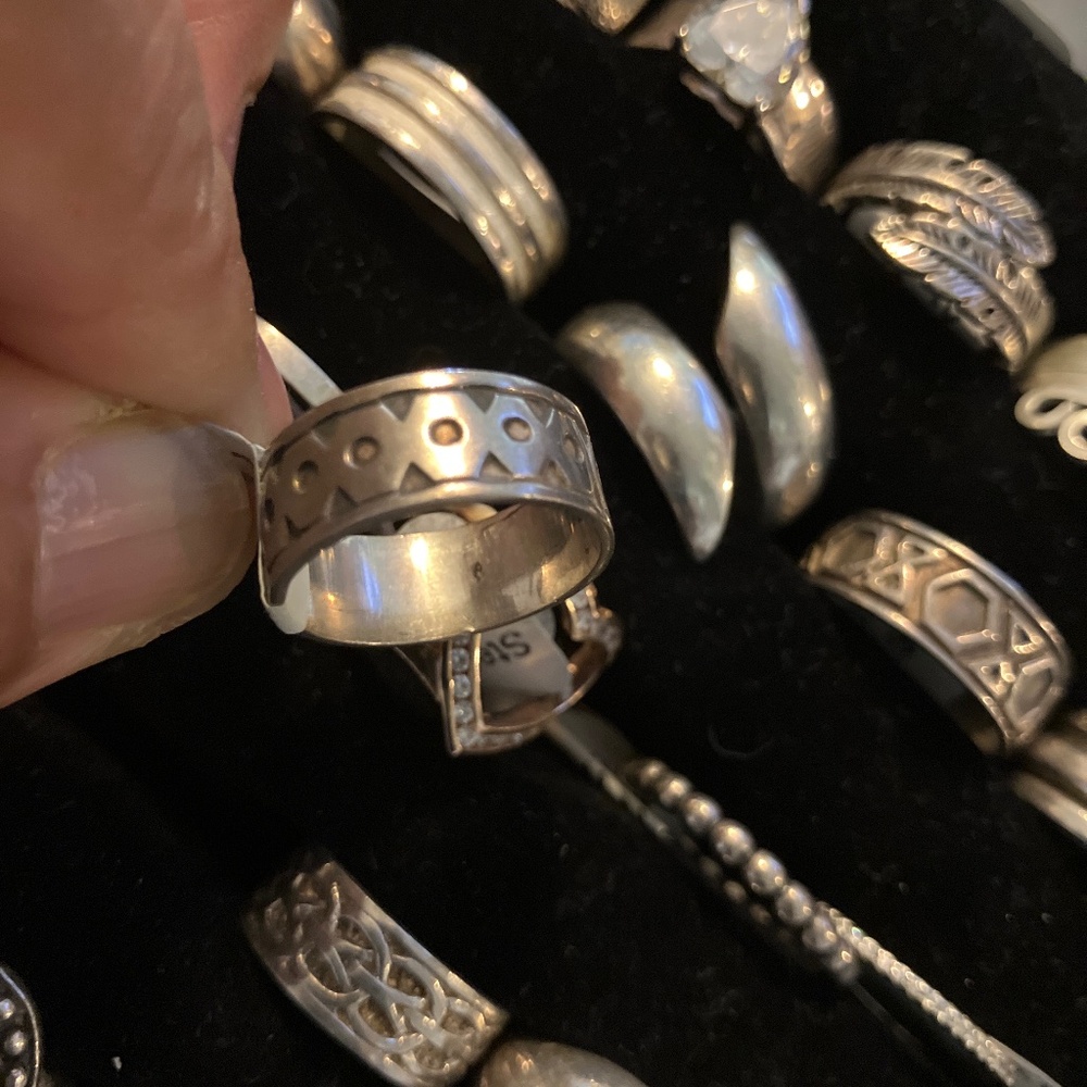 Sterling Silver Infinity Os Design Ring